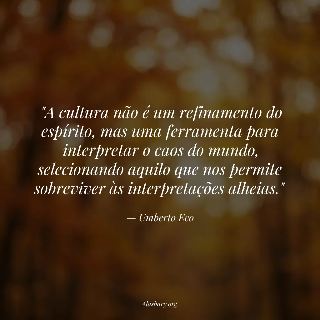 Frase de Umberto Eco