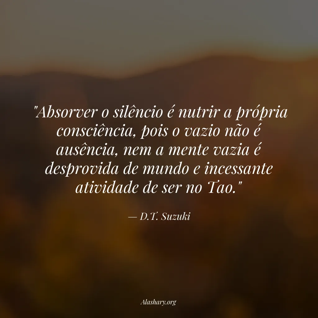 Frase de D.T. Suzuki