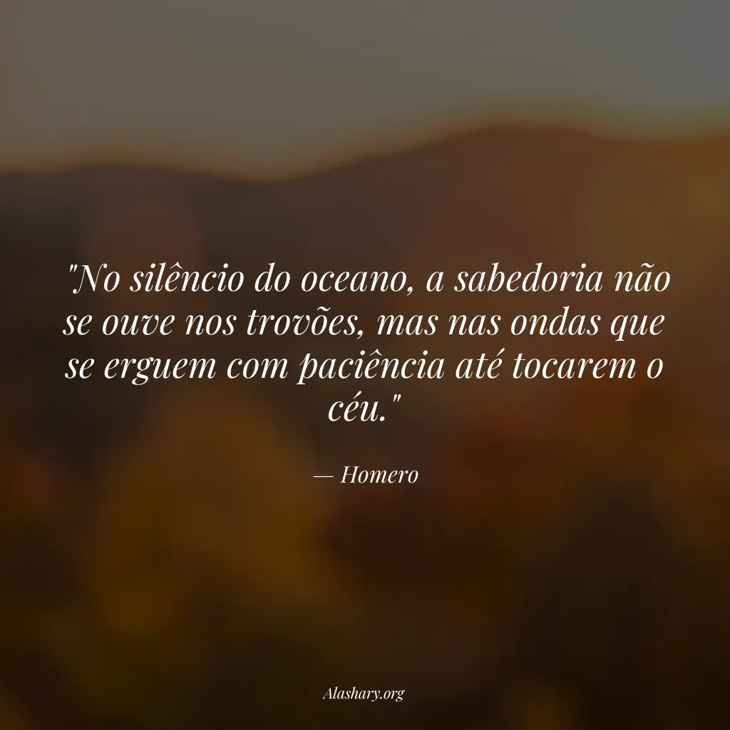 Frase de Homero