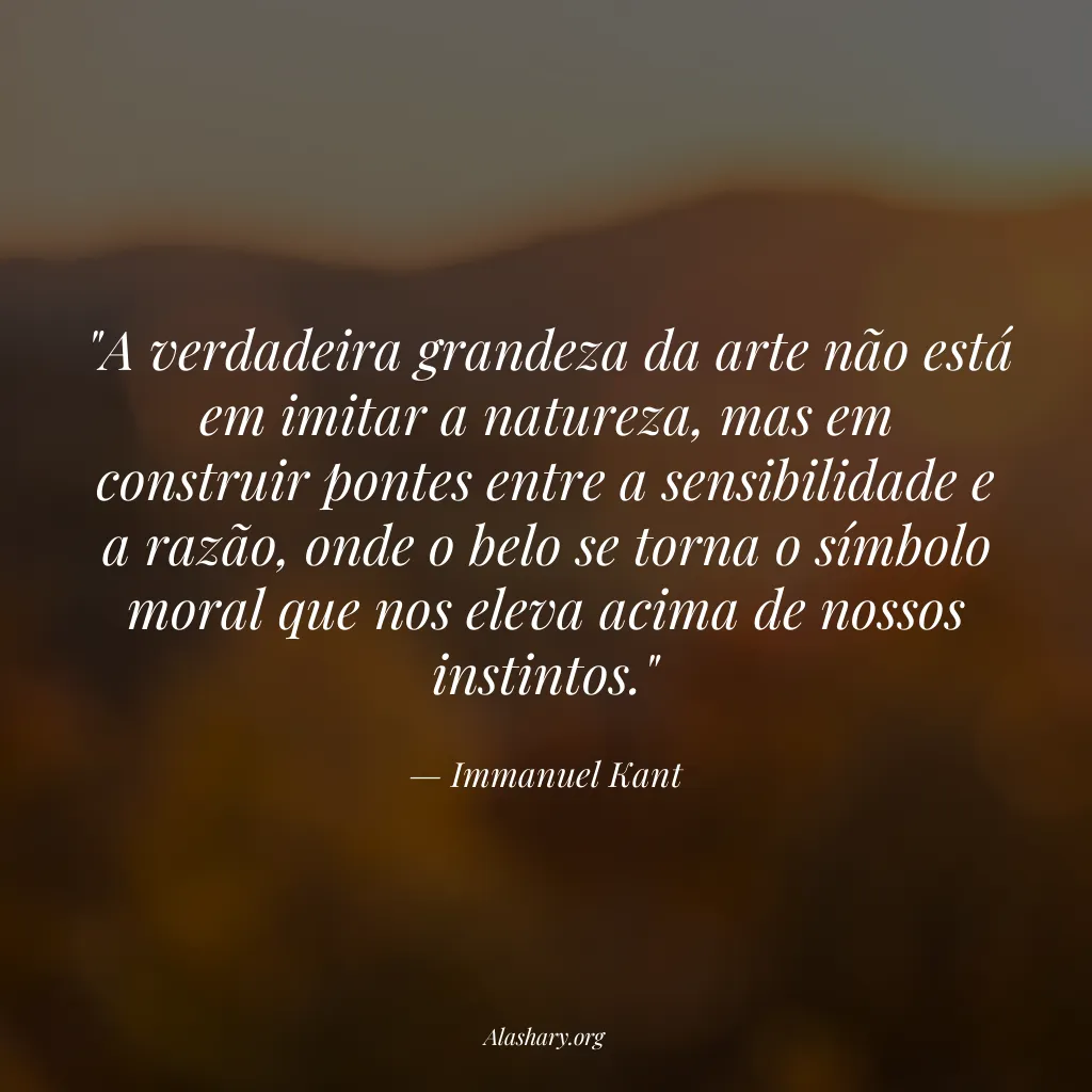 Frase de Immanuel Kant