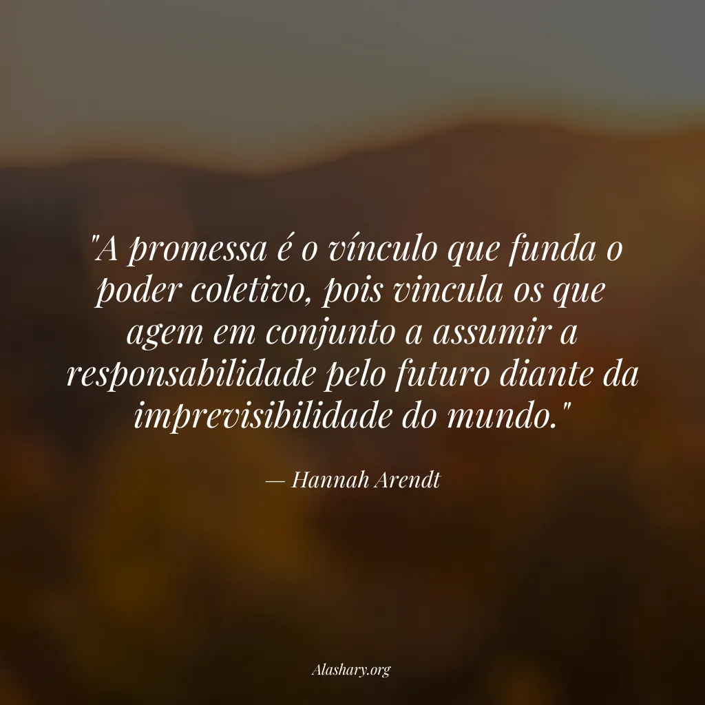 Frase de Hannah Arendt