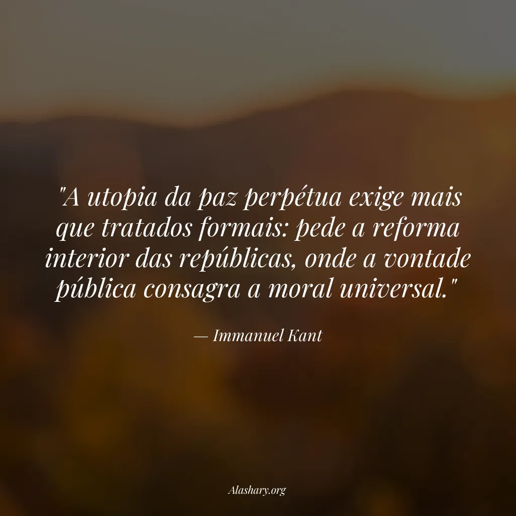 Frase de Immanuel Kant