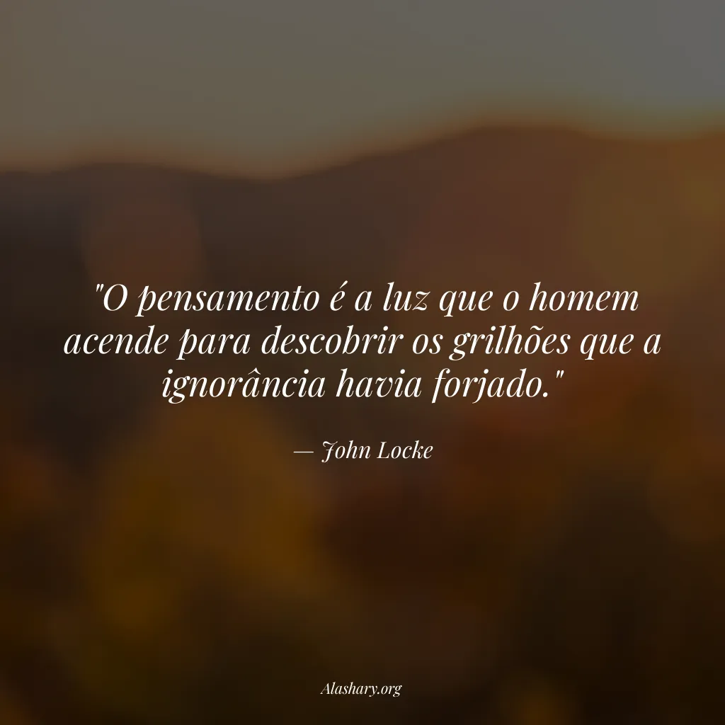 Frase de John Locke