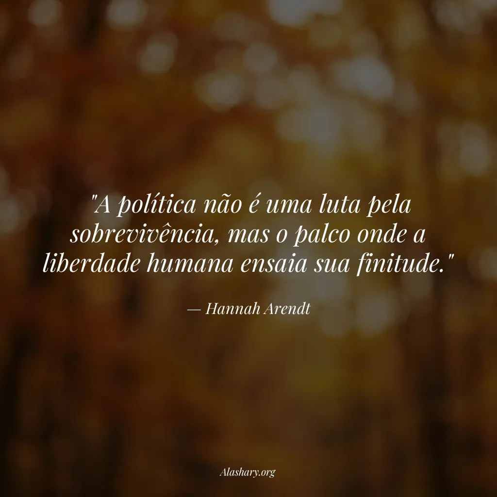 Frase de Hannah Arendt