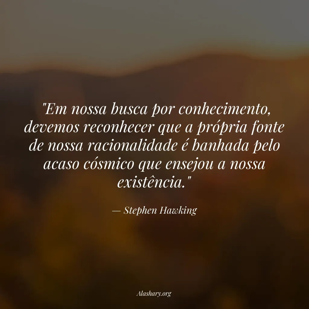 Frase de Stephen Hawking