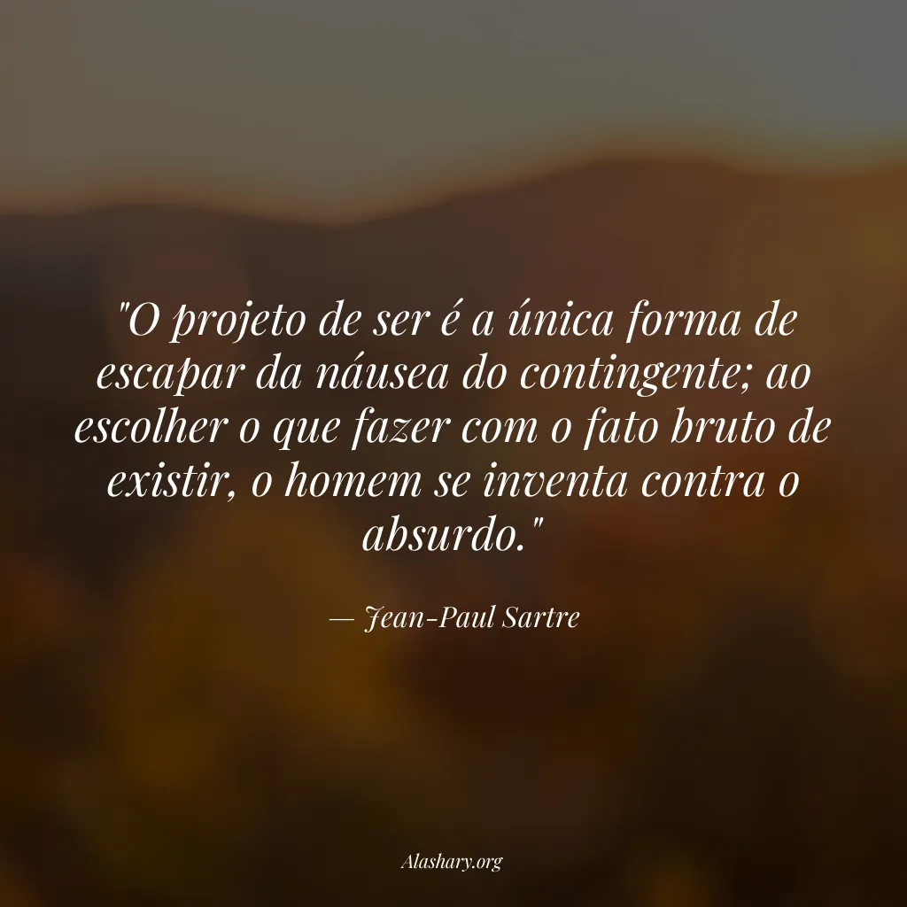 Frase de Jean-Paul Sartre