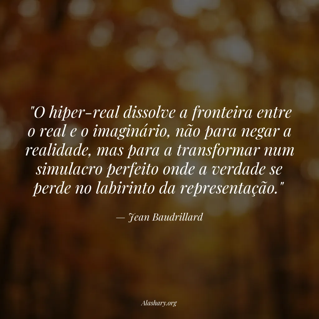 Frase de Jean Baudrillard
