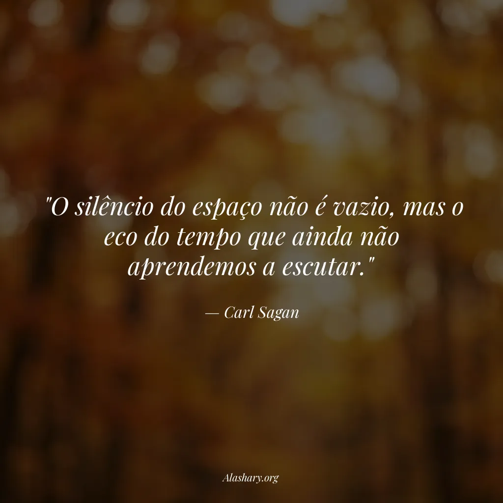 Frase de Carl Sagan