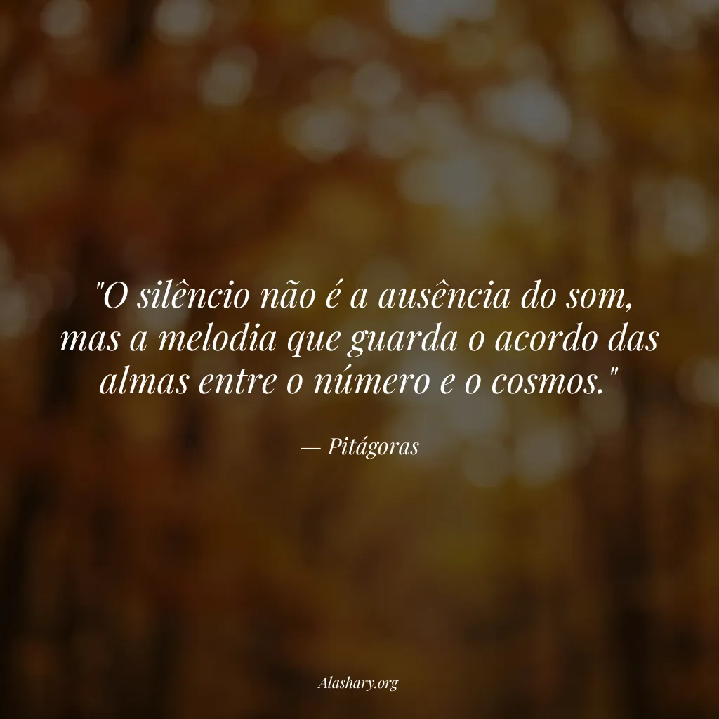 Frase de Pitágoras