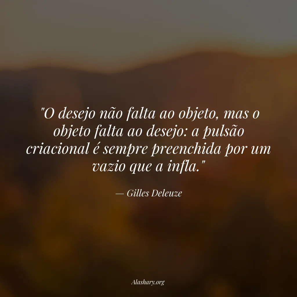 Frase de Gilles Deleuze