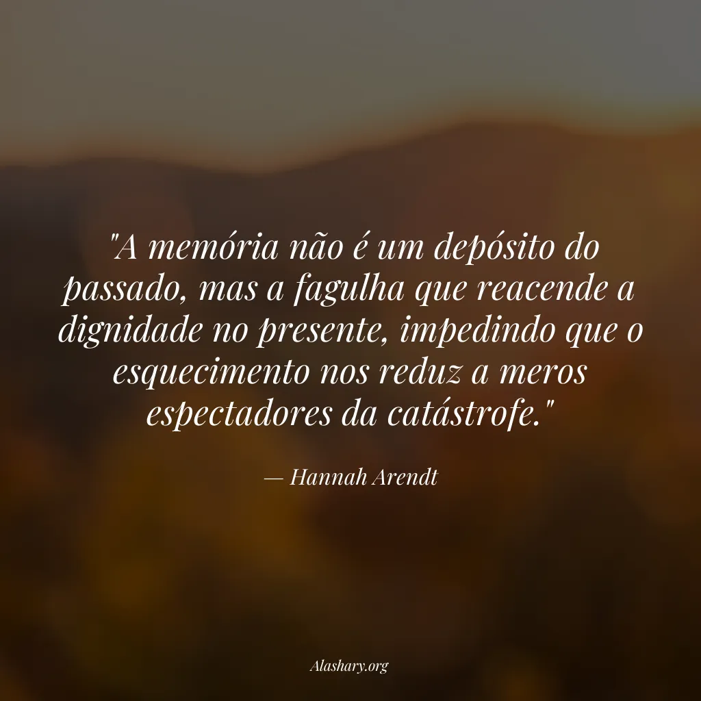 Frase de Hannah Arendt