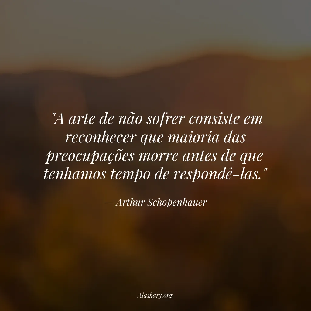 Frase de Arthur Schopenhauer