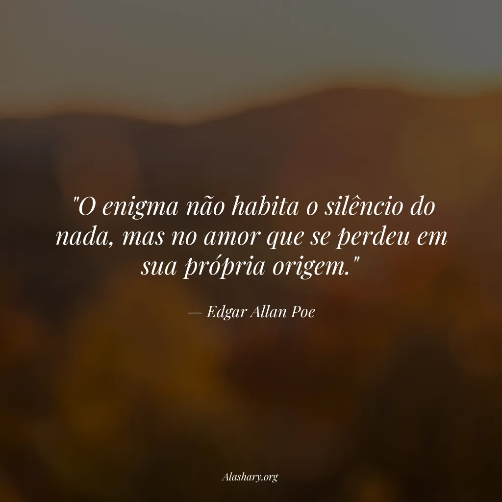 Frase de Edgar Allan Poe