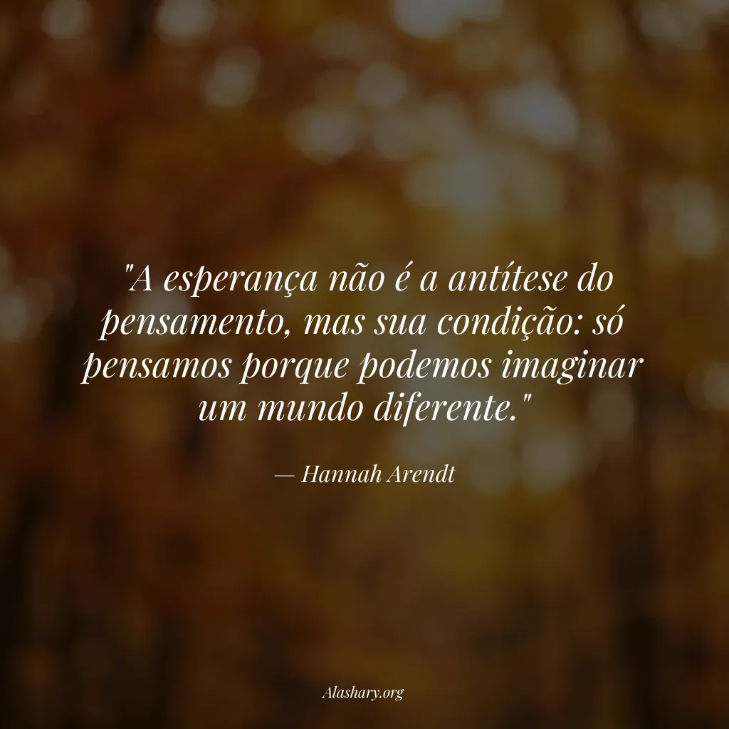 Frase de Hannah Arendt