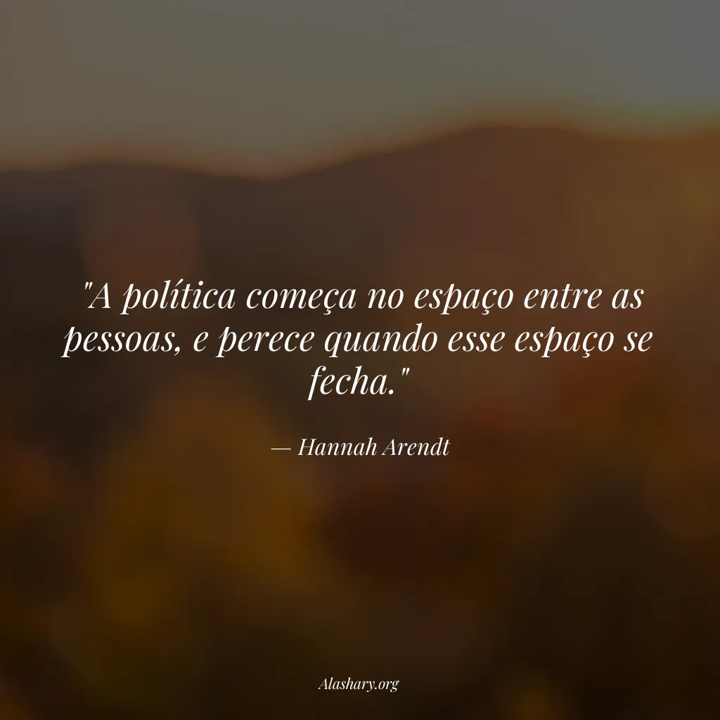 Frase de Hannah Arendt