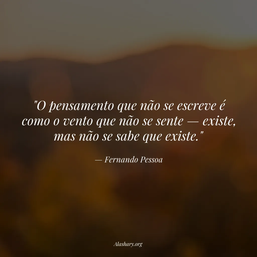 Frase de Fernando Pessoa